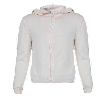 Pre Owned Dolce & Gabbana Beige Hooded Cardigan 4 Yrs