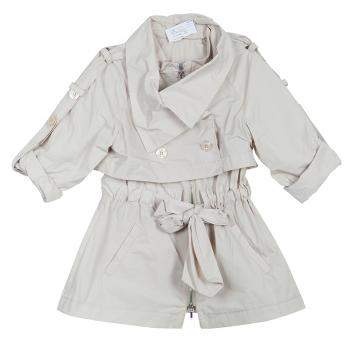 Pre Owned Scervino Street Girls Beige Trench Coat 6 Yrs 