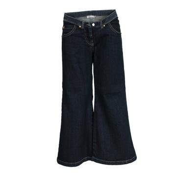 Pre Owned Ermanno Scervino Junior Indigo Dark Wash Denim Flared Jeans 8 Yrs