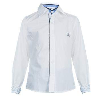Pre Owned GF Ferre White Checked Detail Shirt 6 Yrs 