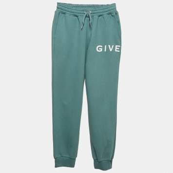 Givenchy Kids Greyish Green Fleece 4G Jogger 12+ Yrs