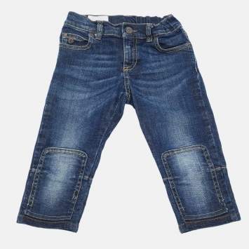 مملوكة مسبقًا Gucci Kids Blue Denim Jeans 4 Yrs 