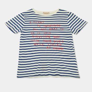 مملوكة مسبقًا Gucci Kids Striped Jersey T-Shirt 8Yrs 