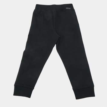 Pre Owned Moncler Black Cotton Knit Jogger Pants 4 Years