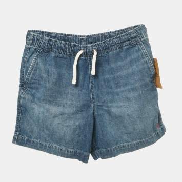 Pre Owned Polo Ralph Lauren Kids Blue Denim Shorts 14Yrs