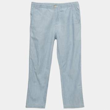 Pre Owned Polo Ralph Lauren Kids Blue Cotton Trousers 12Yrs