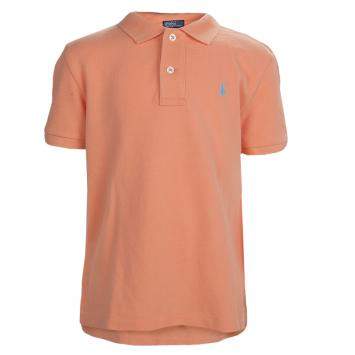 Pre Owned Polo By Ralph Lauren Orange Polo T-Shirt 6 Yrs
