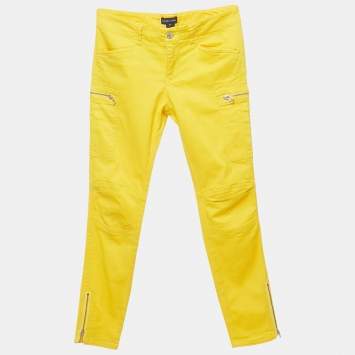 Ralph Lauren Kids Yellow Cotton Skinny Jeans 12 Yrs Waist 26"