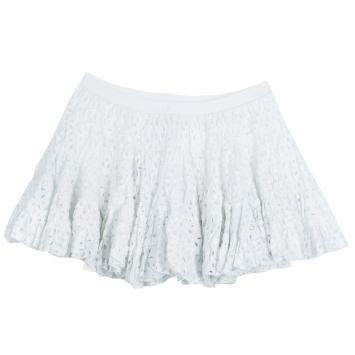 Pre Owned Roma e Tosca White Eyelet Embroidered Tiered Skirt 12 Yrs