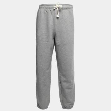 Pre Owned Acne Studios Grey Cotton Sweatpants L