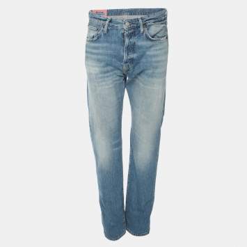 Pre Owned Acne Studios Faded Blue Denim Jeans L