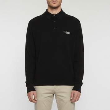 Pre Owned Acne Studios Black Wool Long Sleeve Sweater M 