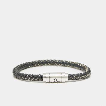 مملوكة مسبقًا سوار أيغنر جلد بخيط لون فضي