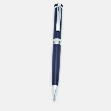 Pre Owned Aigner Resin Silver Tone Ballpoint Pen
