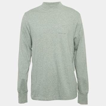 Pre Owned Aime Leon Dore Grey Cotton Knit Sweatshirt S