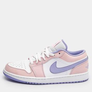 Air Jordans Multicolor Leather Jordan 1 Low SE Arctic Punch Sneakers Size 42.5