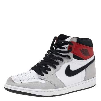 مملوكة مسبقًا Air Jordan Tricolor Suede And Leather Air Jordan 1 OG High Top Sneakers Size 47
