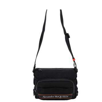 Pre Owned Alexander McQueen Black Nylon Urban Camera Bag