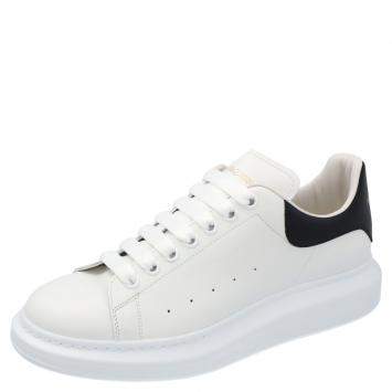 Pre Owned Alexander McQueen Ivory/Black Oversized Sneakers Size EU 44