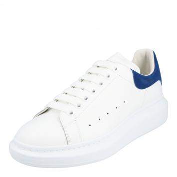 Pre Owned Alexander McQueen White/Blue Men's Oversized Sneaker EU 44.5