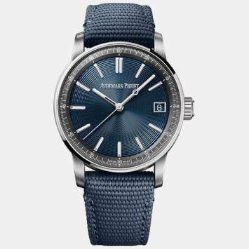 Pre Owned Audemars Piguet Code 11.59 15210ST.OO.A348KB.01 Automatic Blue Stainless Steel Men's Wristwatch 41 mm  