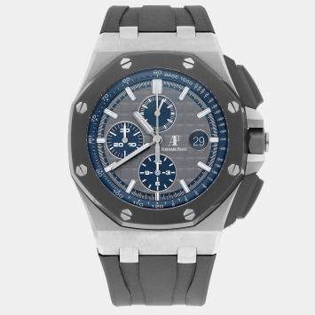 Pre Owned Audemars Piguet Royal Oak Offshore 26400io.oo.a004ca.02 Automatic Grey Titanium Men's Wristwatch 44 mm