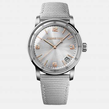 Pre Owned Audemars Piguet Code 11.59 15210CR Automatic Grey 18K Rose Gold White Gold Men’s Wristwatch 41 mm