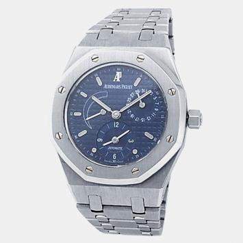 Pre Owned Audemars Piguet Royal Oak 25730ST.OO.0789ST.07 Automatic Blue Stainless Steel Men’s Wristwatch 36 mm
