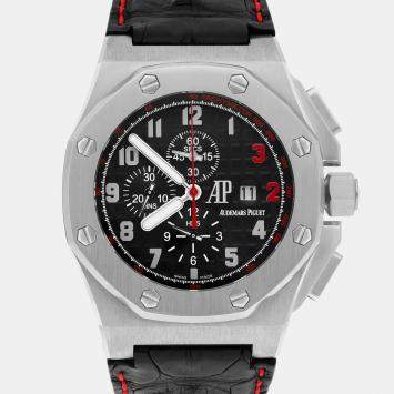 Pre Owned Audemars Piguet Royal Oak Offshore 26133ST.OO.A101CR.01 Automatic Black Stainless Steel Men's Wristwatch 48 mm