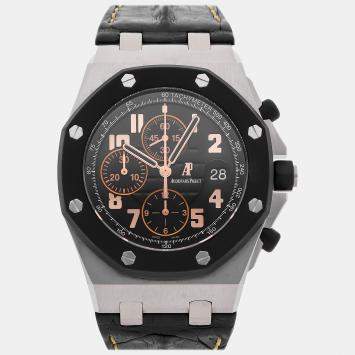 Pre Owned Audemars Piguet Royal Oak Offshore 26298SK.OO.D101CR.01 Automatic Black Stainless Steel Men’s Wristwatch 42mm