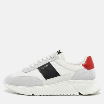 Pre Owned Axel Arigato Multicolor Suede and Canvas Genesis Vintage Sneakers Size 42