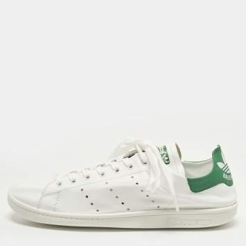 Pre Owned Balenciaga x Adidas Stan Smith Size 43 White Leather Low Top Sneakers