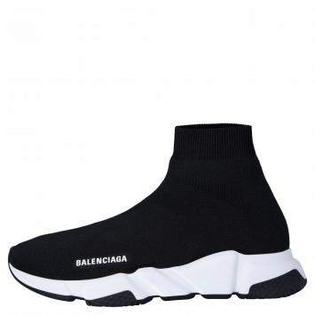 Pre Owned Balenciaga Black Speed Sneakers EU 42