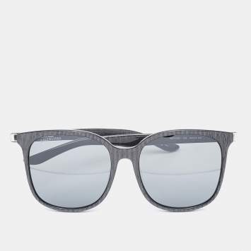 Pre Owned Balenciaga Black/Grey BC0018SK Wayfarer Sunglasses