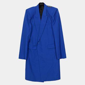 Balenciaga Blue Shoulder Coat Size 48