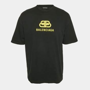 Balenciaga Washed Grey Cotton Speed Hunters Printed T-Shirt Balenciaga Washed Grey Cotton Speed Hunters Printed T-Shirt