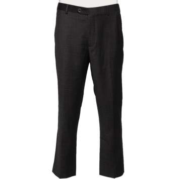 Pre Owned Balmain Charcoal Grey Wool Super 100's Pants 4XL