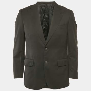 Balmain Black Wool Extra Slim Fit Balzer S