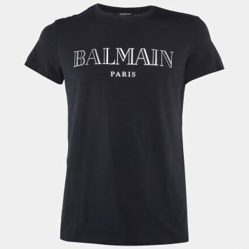 Dior Black Bee Embroidered Cotton Half Sleeve T-Shirt 3XL