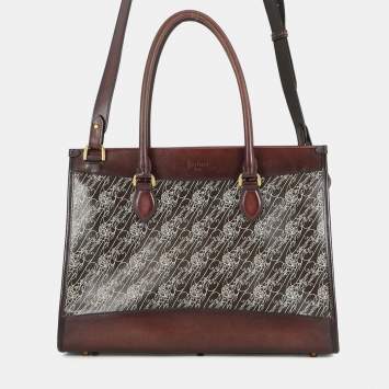 Pre Owned Berluti Cabas Toile Malbeuf Tote Bag Brown cabas-T19 Leather Pvc