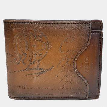 Pre Owned Berluti Brown Leather Wallet