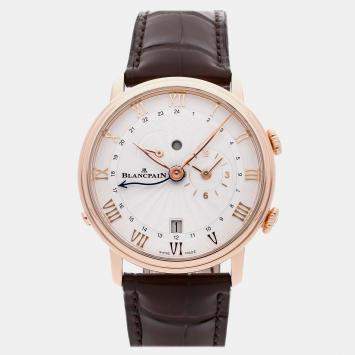 Pre Owned Blancpain Villeret Reveil GMT 6640-3642-55B Automatic Men's Wristwatch 40MM
