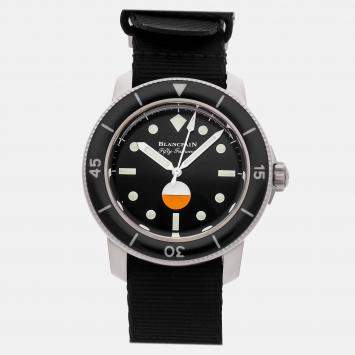 Pre Owned Pre-Owned Blancpain Fifty Fathoms MIL-SPEC Hodinkee Limited Edition 5008-11B30-NABA 40.30 mm