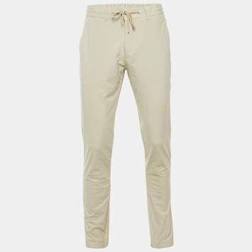 Pre Owned Boggi Milano Beige Nylon B Tech Stretch Trousers M/L 