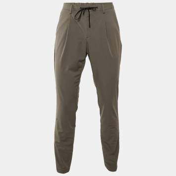 Pre Owned Boggi Milano Brown Technical BTech Trousers M