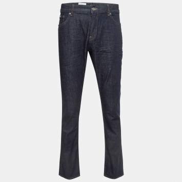 Pre Owned Boss By Hugo Boss Blue Stretch Denim Slim Fit Jeans XXL Waist 38''