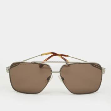 Pre Owned Boss By Hugo Boss Brown 1325/S Square Sunglasses