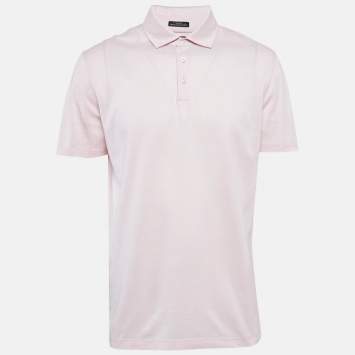 Pre Owned Boss By Hugo Boss Pink Pique Cotton Pryde Polo T-Shirt XL