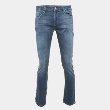 Pre Owned Boss By Hugo Boss Denim Blue Slim Fit Delaware Jeans S Waist 30"