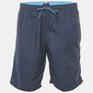 Boss By Hugo Boss Blue Nylon Swim Shorts M